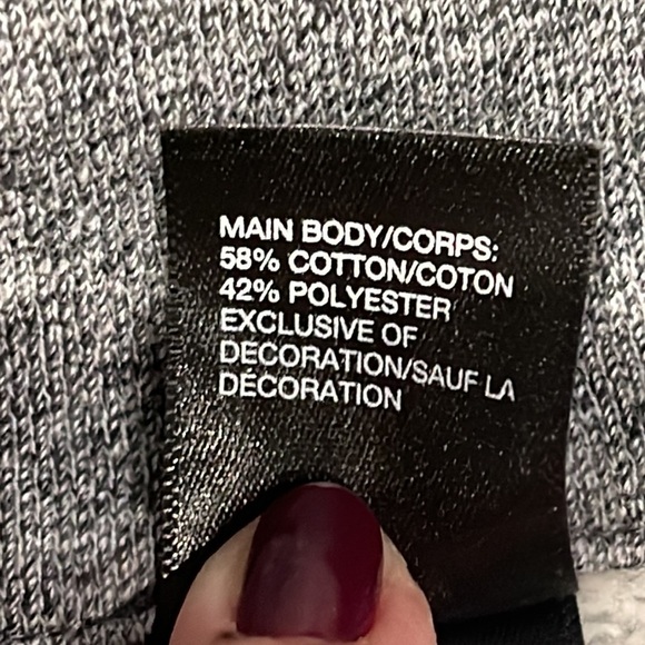 Zella Grey Girls Zip Up Sweatshirt Size Medium 8/10 - Picture 4 of 5